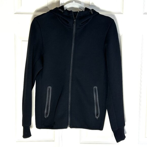 Uniqlo zip up hoodies, Women's size xs in black - Picture 1 of 11